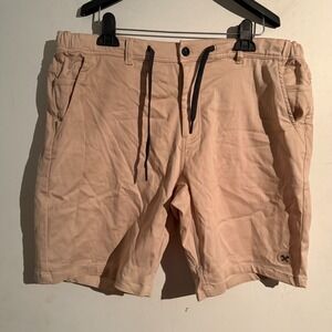 All American Roughneck Shorts Men XL 9" Inseam Drawstring  Gym Athletic Hiking